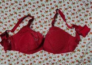 Sexy Red Underwired Bra