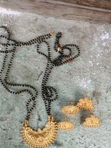 Mangalsuthra With Earrings