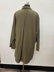 Olive Green Oversized Shirt