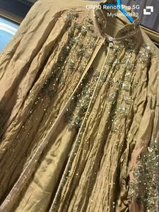 Embroidered Ethnic Suit With Dupatta