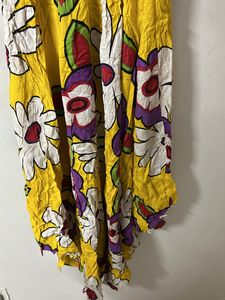 Yellow Sleeveless Frock