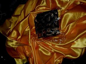 2 silk satin shiny saree
