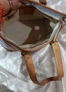 Coach Hampton Stripe Tote