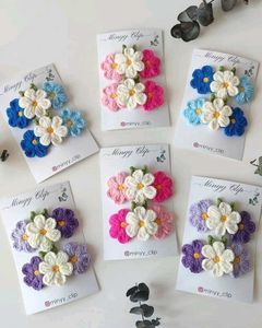 Flower Hair Clips