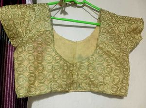 Golden Fancy Blouse
