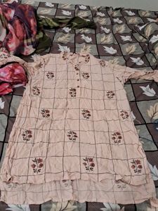 1short 3 Knee Length Kurti