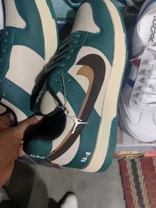 Nike Air Force 1 - Green &amp; Brown (Premium Copy)