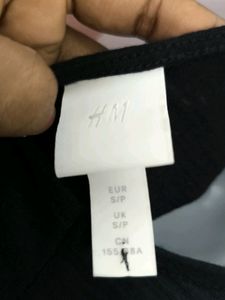 H&amp;M Modal-blend Black wrap dress