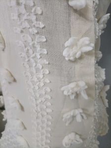 White Floral Embellished Tank Top