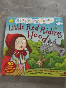 Little Red Riding Hood Story Book With Stickers