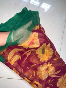 Jambli Flolesh Saree Jarjat Kapad