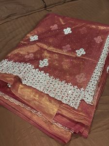 Serouski Work Saree With Blouse Pis