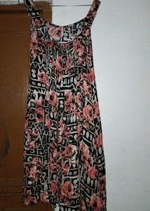 Floral Fit &amp; Flare Sleeveless Dress