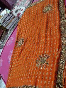 a festive saree