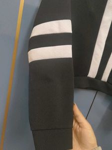 Striped Black Crop Top