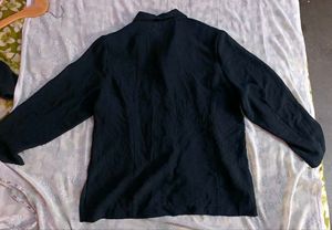 Korean Sheer Black Blazer/ Coat (Women's)