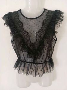 Elegant Black Lace Top