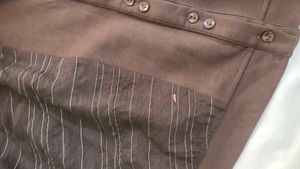 Brown Button-Up Shirt