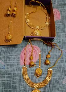 Gold Plated Jewelry Set. Two Sets