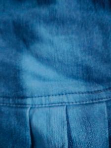 Cute 'Sweet Look Girls' Tee With Denim Dungaree