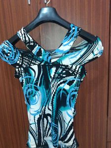 Trendy Multicolour Crop Top