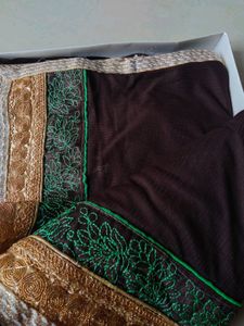 New Coffee Colour Saree 👇