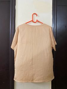 Golden Satin  Casual Top Bust 36-38