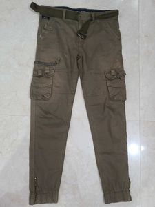 Cargo Pants with Belt