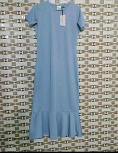 Blue T-Shirt Dress