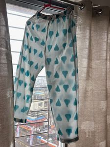 White &amp; Teal Print Sundress