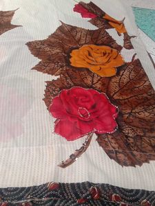 Rose Print Saare