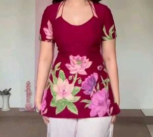 LAILA 🎀 CORSET BACK SHORT KURTI 🌼 HOT SELLING