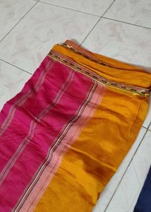 Mustard Saree with Blouse