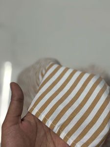 Striped Ruffle Sleeve Top