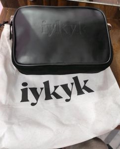 Iykyk Black Travel With Me Sling &amp; Crossbody Bag
