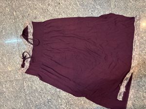Burgundy Nighty