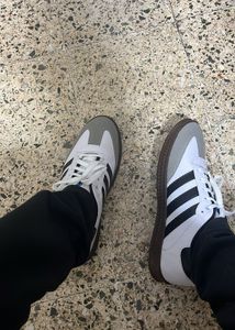 Adidas Samba White &amp; Black