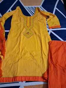 Yellow Ethnic Kurta