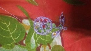 Flower Print Saree
