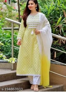 Cotton  Kurta Set
