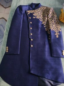 Blue Ethnic Sherwani,, FLAWLESS, NO STAIN,NT USED