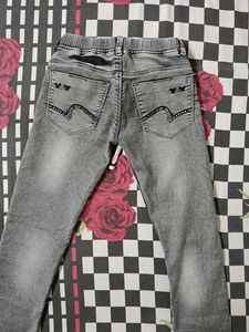 Nice And Comfortable Grey Jeans. Attractive