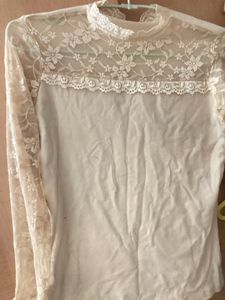 Laced Long Sleeve Top