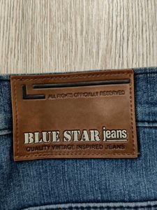 Sc9211 Blue Star Bootcut Jeans Waist 32