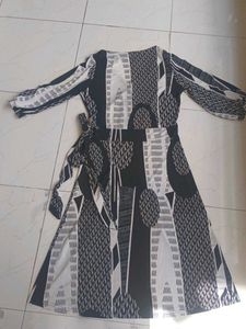 Branded Black and White One-piece