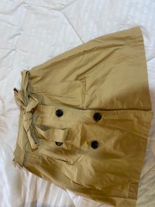 Tie Knot Beige Skirt