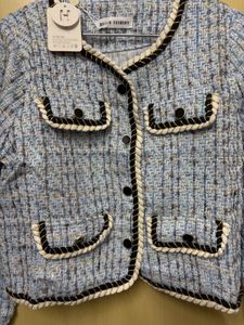 Tweed Style short Jacket made in Thailand