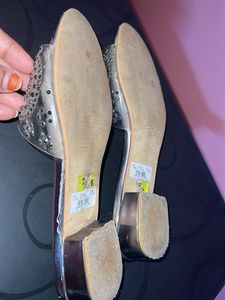 Rocia Rhinestone Clear Strap Sandals