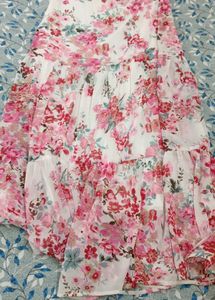 Floral Crop Top &amp; Maxi Skirt Set