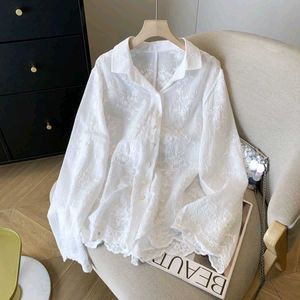 LUXURY CUTWORK COTTON SHIRT